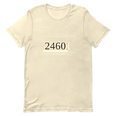 Número 24601, camiseta premium de algodón en color arena