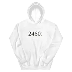Número 24601, sudadera con capucha en color blanco