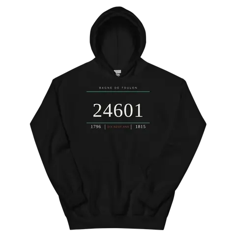 Sweat à capuche Les Misérables · Número 24601