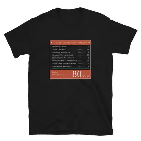 Camiseta de Punto Nemo · Ochenta días