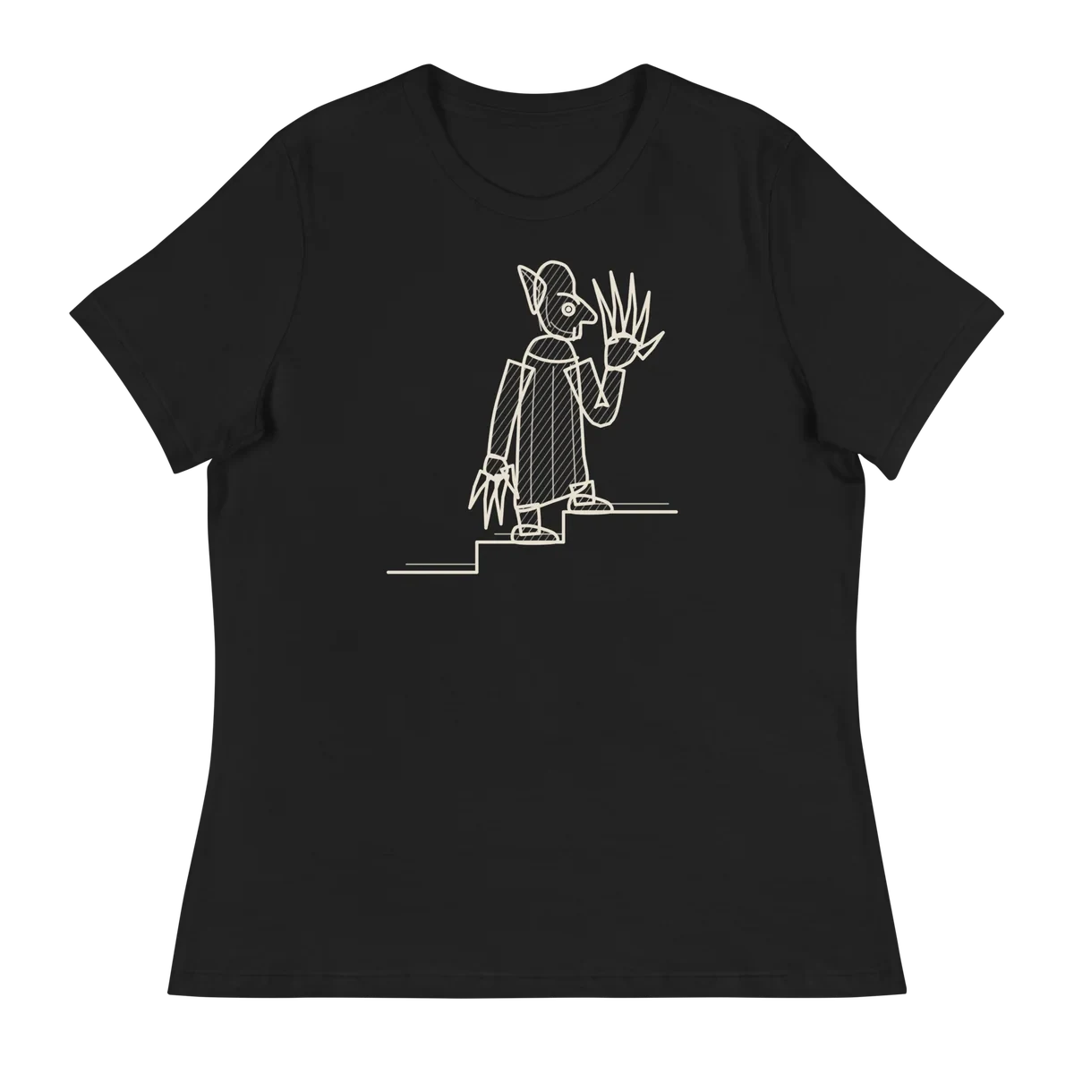 Orlok, camiseta de mujer en color negro