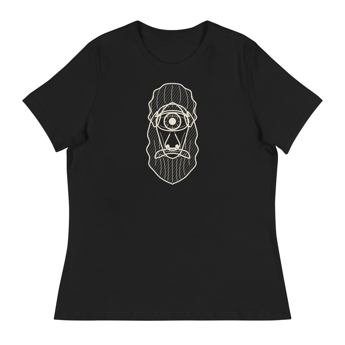 Polifemo, camiseta de mujer en color negro