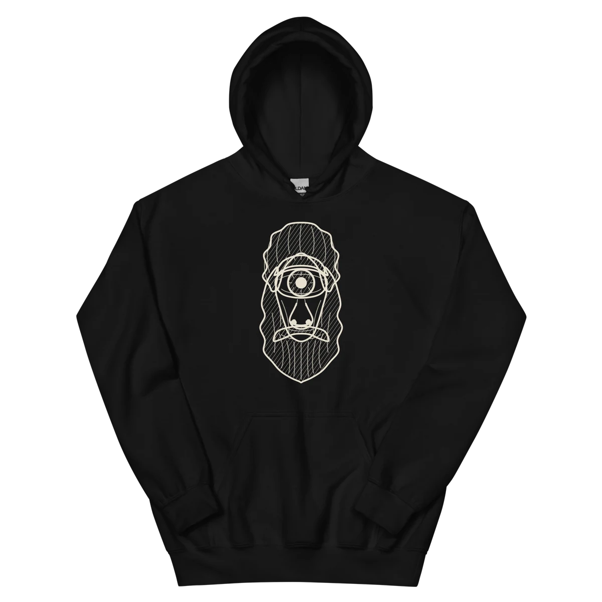 Polifemo, sudadera con capucha en color negro