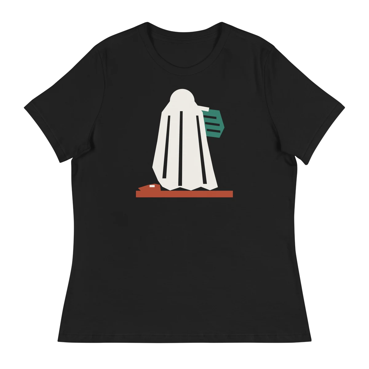 Que viene el Coco, camiseta de mujer en color negro