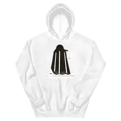Que viene el Coco, sudadera con capucha en color blanco