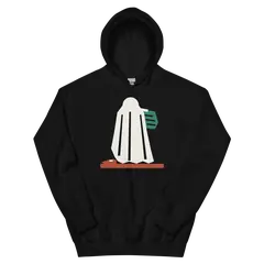 Que viene el Coco, sudadera con capucha en color negro