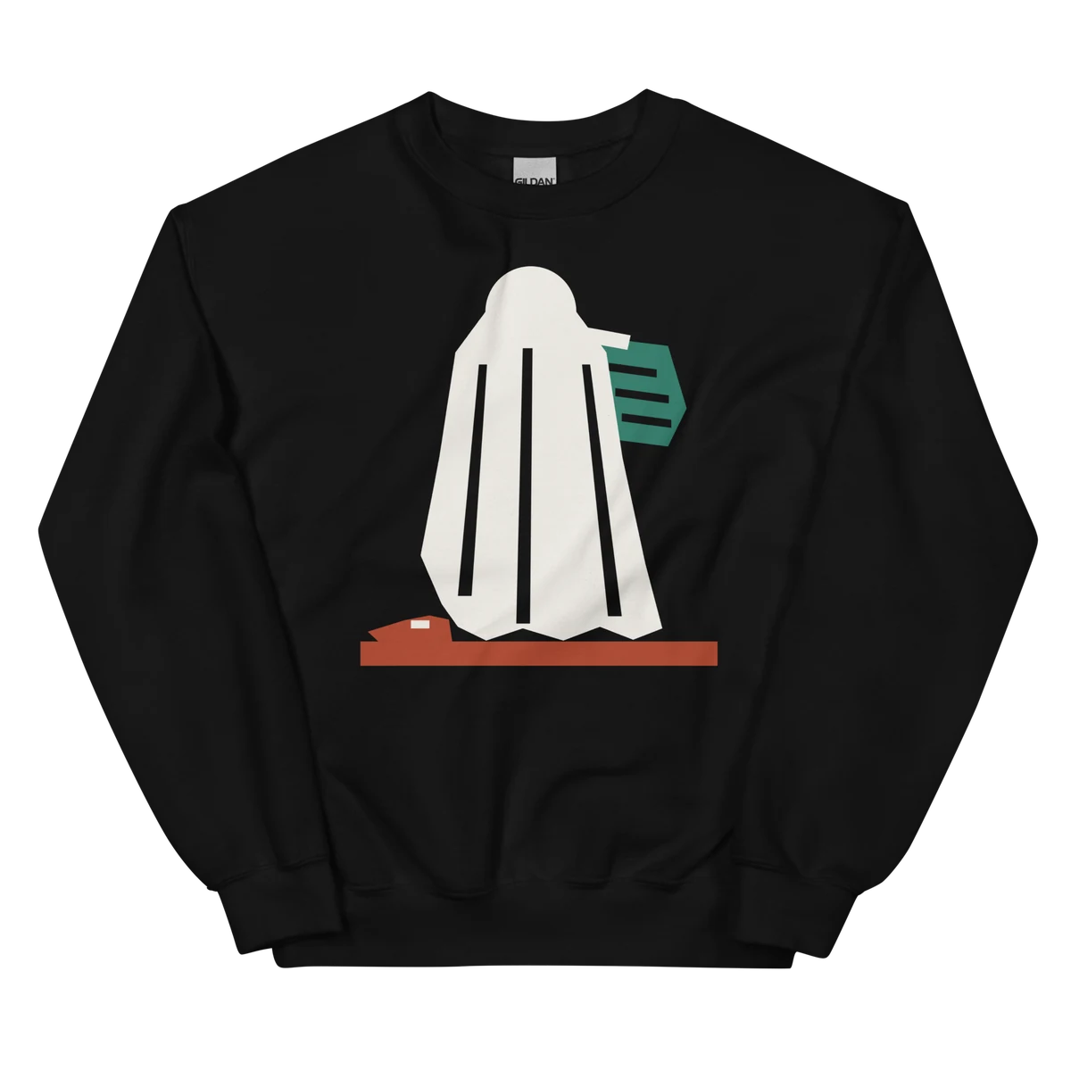 Que viene el Coco, sudadera de cuello redondo en color negro