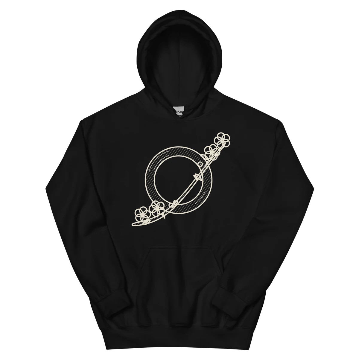 Reader, I married him, sudadera con capucha en color negro