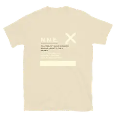 Rumbo NNE, T-shirt di cotone in sabbia