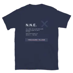 Rumbo NNE, T-shirt di cotone in blu navy