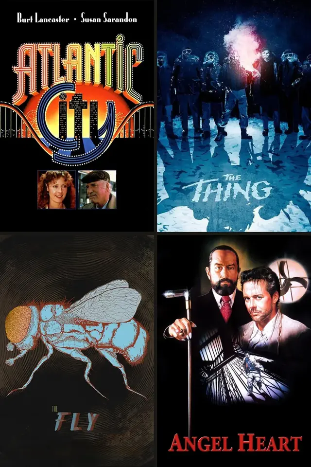 Carteles de Atlantic City, The Thing, The Fly, El corazón del ángel