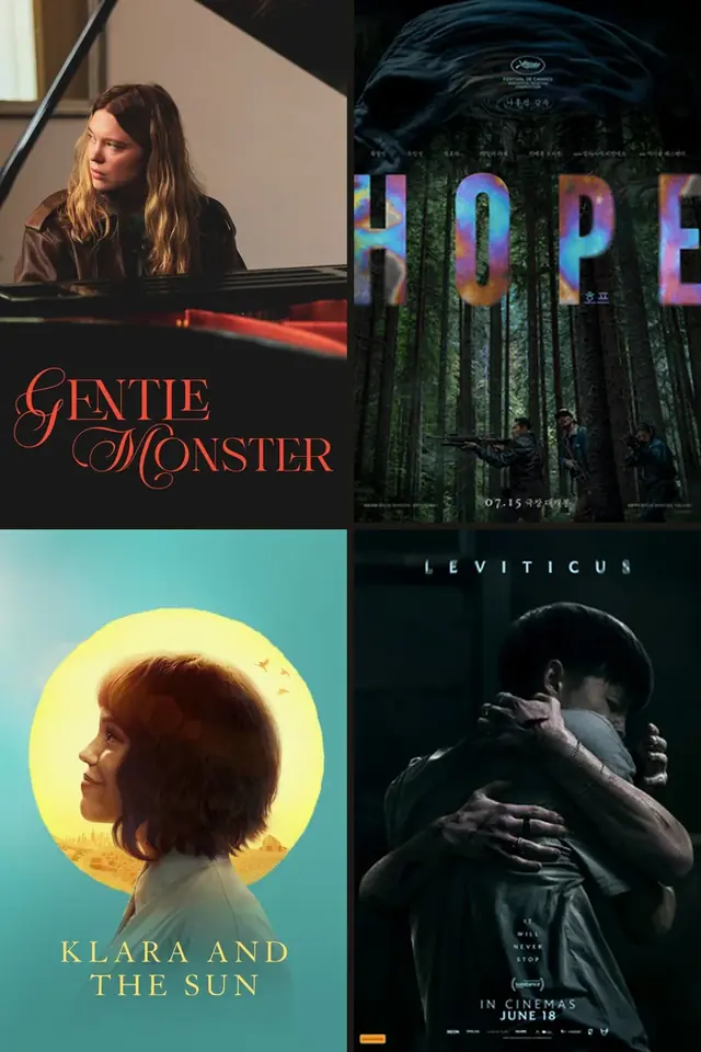 Carteles de Gentle Monster, Hope, Klara y el Sol, Leviticus