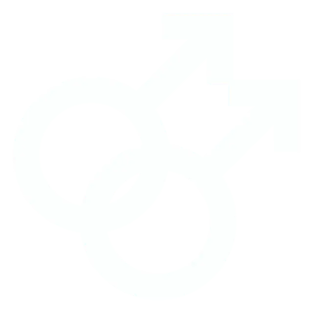 Double Mars symbol (bold, white)