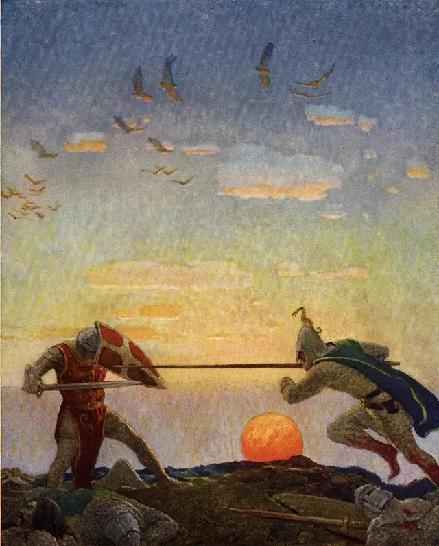 Boys King Arthur - N. C. Wyeth - p306