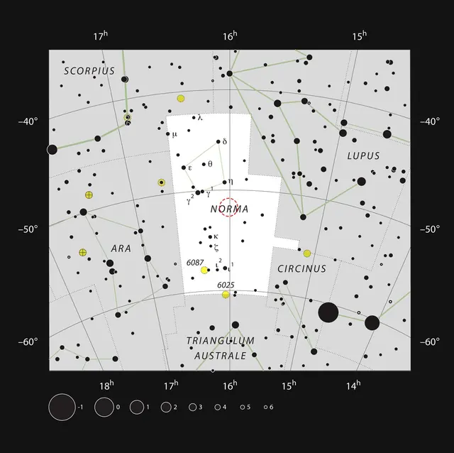Apep in the constellation of Norma (eso1838b)