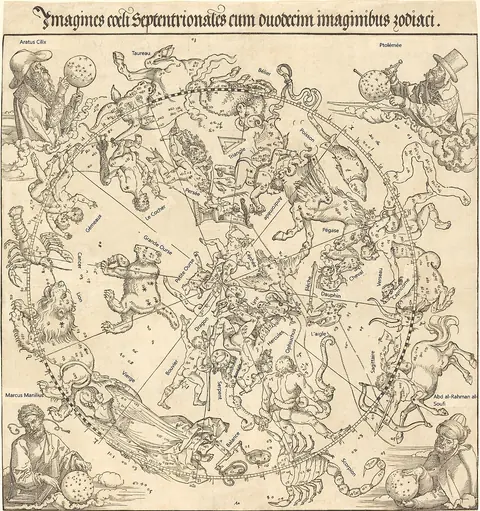 Albrecht Durer The Northern Celestial Hemisphere 1515 NGA 43181 fr