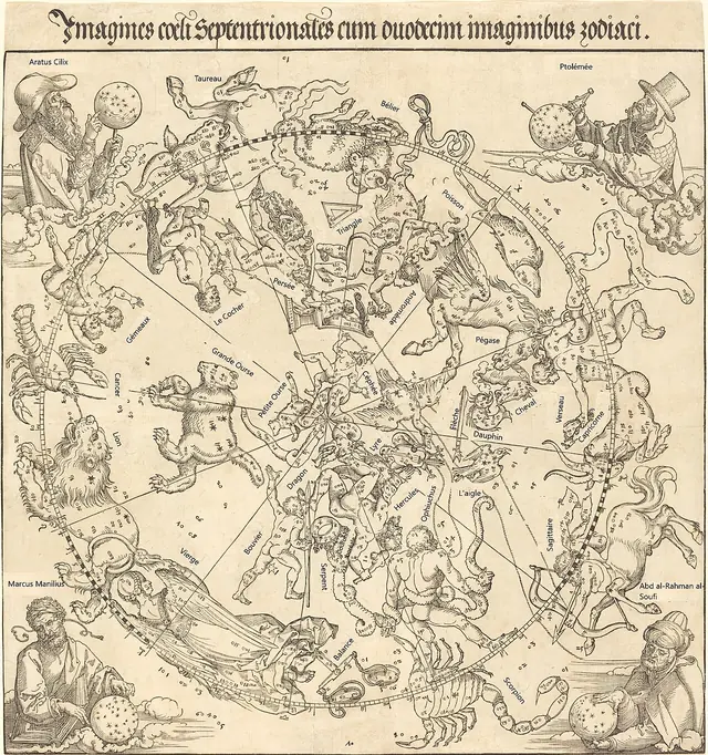 Albrecht Durer The Northern Celestial Hemisphere 1515 NGA 43181 fr