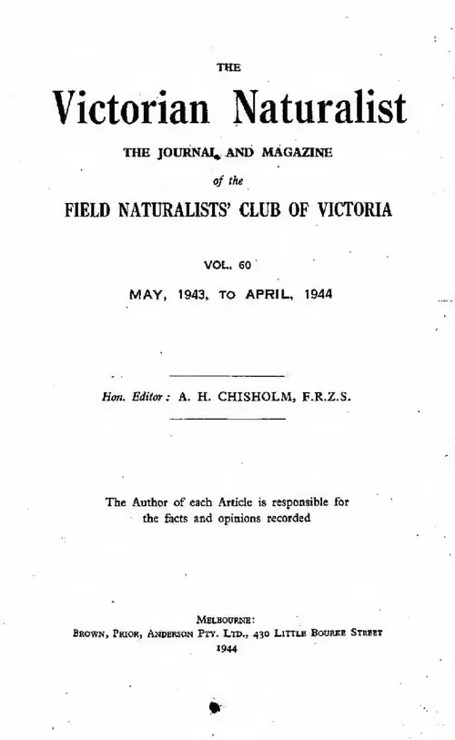 The Victorian naturalist