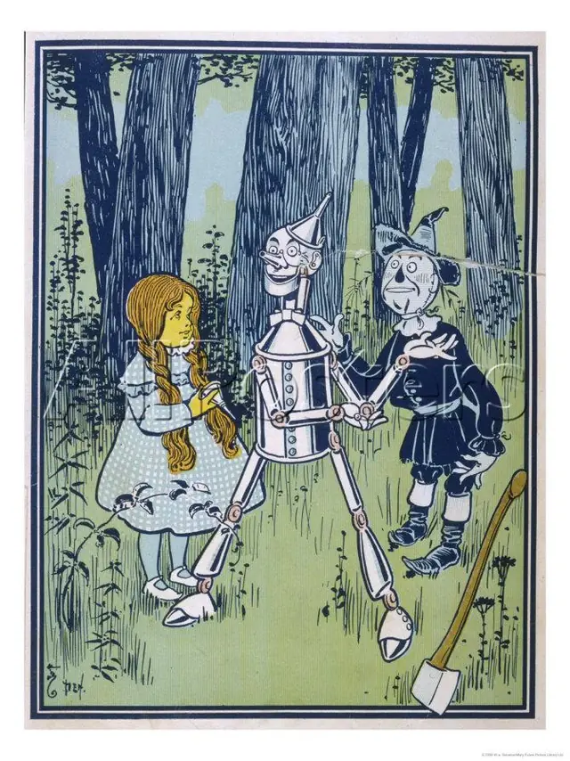 Illustration by W. W. Denslow from The Wonderful Wizard of Oz