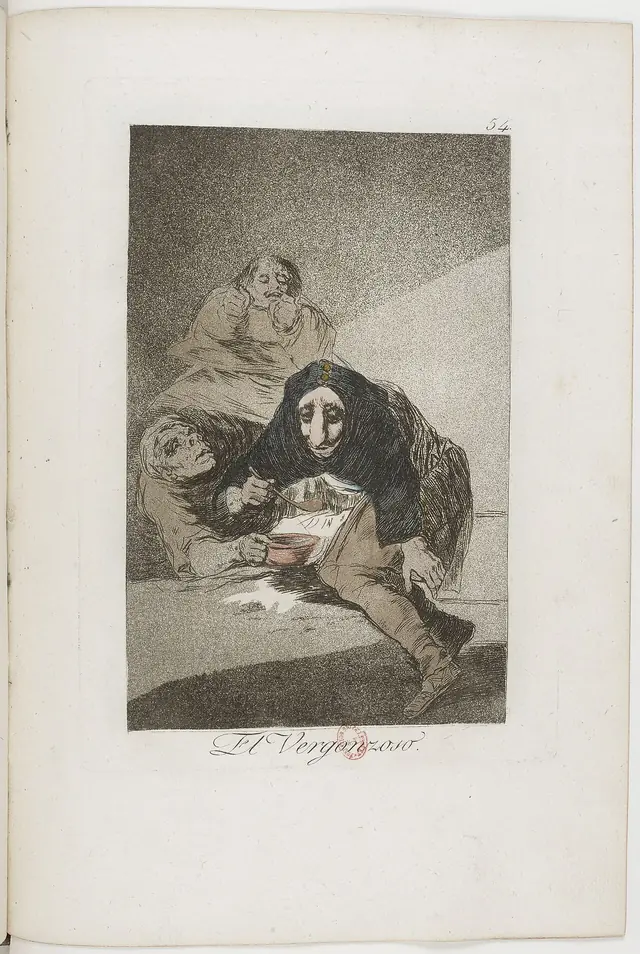 Los Caprichos (Épreuve d'essai avec lettre corrigée) / Fran.co Goya y Lucientes, Pintor