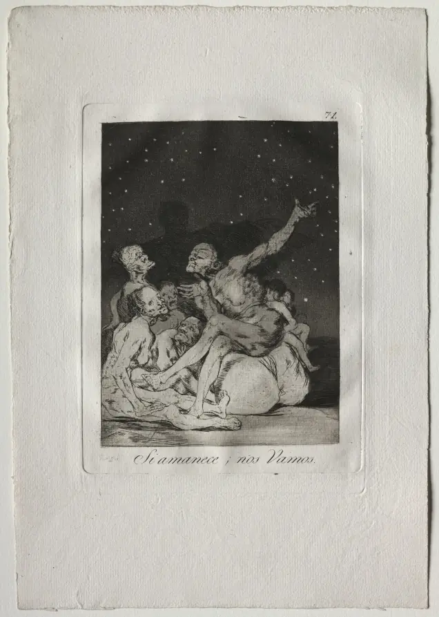 When Day Breaks We Will Be Off, Plate 71