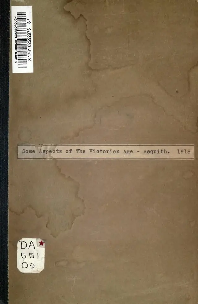 Some aspects of the Victorian age