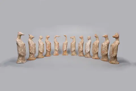 Set of twelve zodiac animals