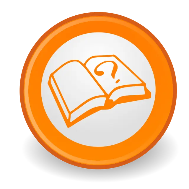 Commons-emblem-question book orange