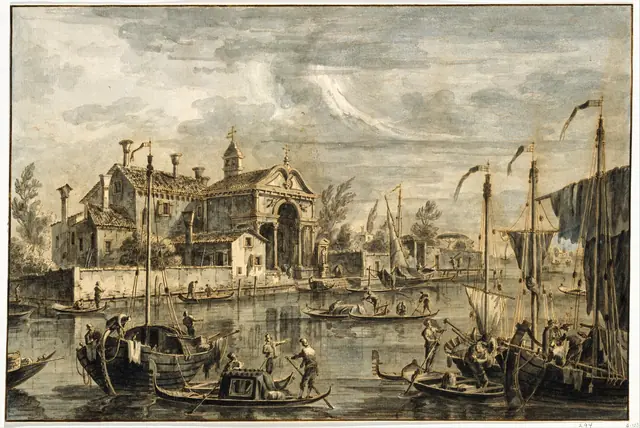 View of the Island of San Giacomo in Paludo