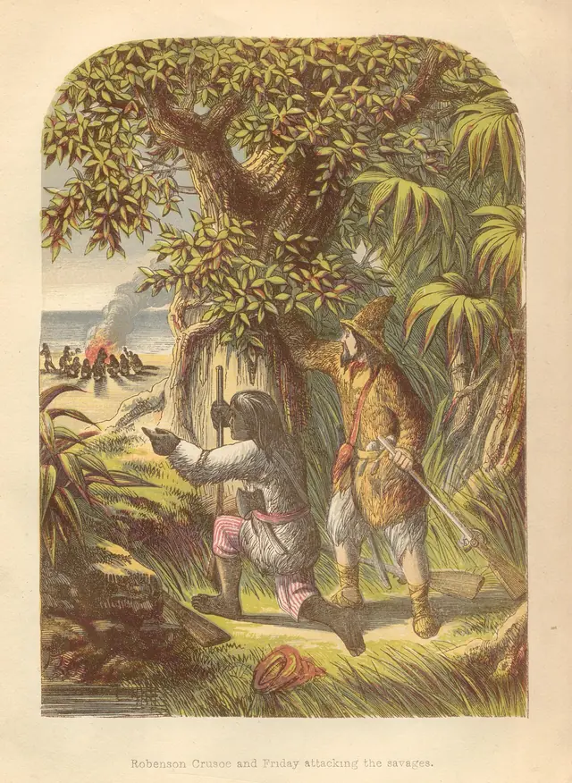 A. F. Lydon Robinson Crusoe Plate 09 (1865)