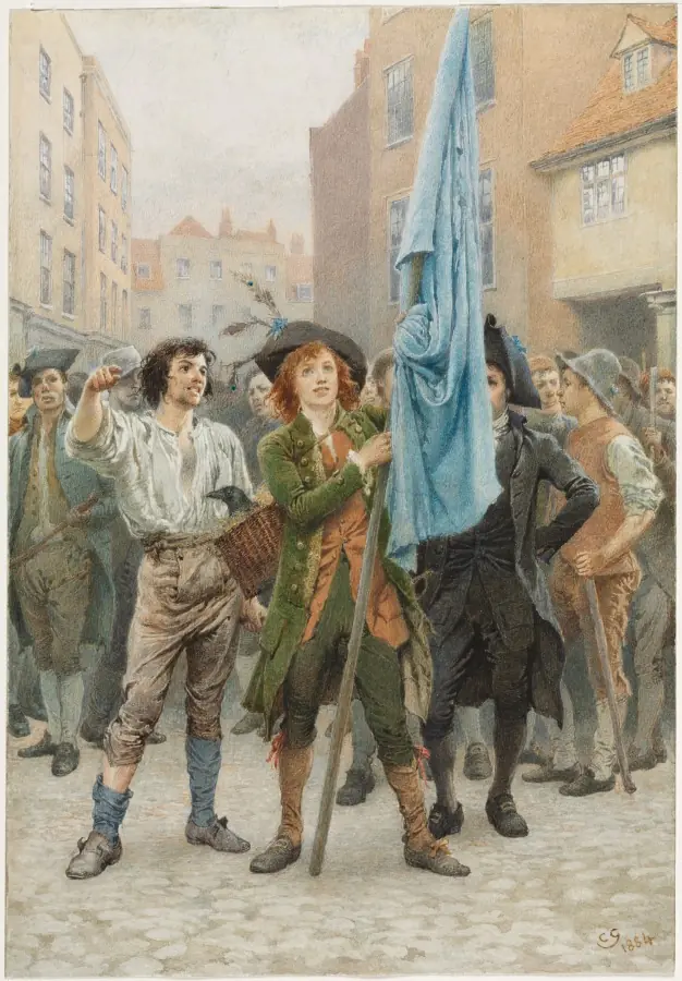 Barnaby Rudge Helping Lead the Gordon Riots