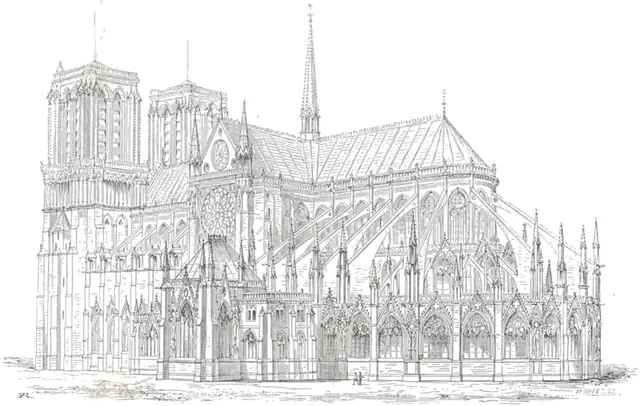 Description de Notre-Dame, cathédrale de Paris (page 114 crop)