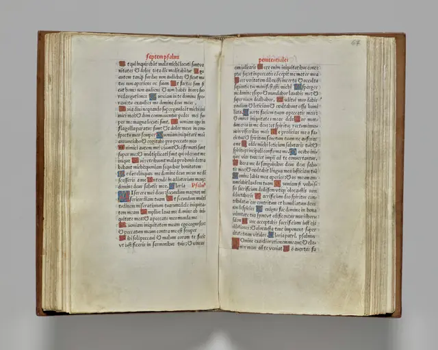 Printed Book of Hours (Use of Rome): fol. 66v, Text