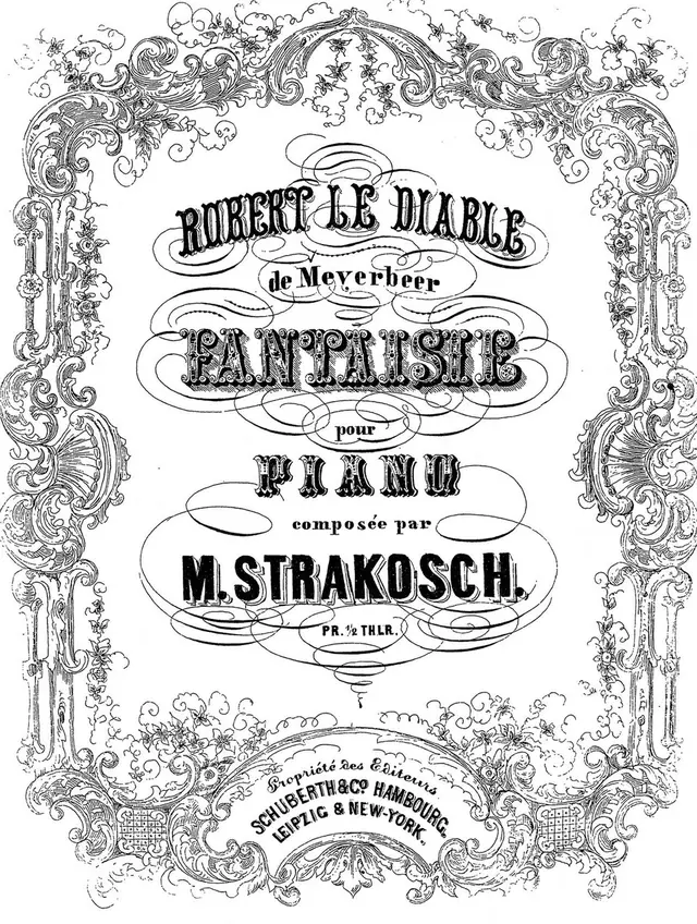 Fantaisie on Meyerbeer's Robert le Diable