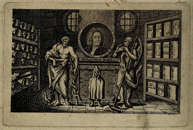 Christoph Horch. Line engraving by Guericke.