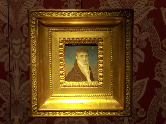 18th-century portrait miniature of a man