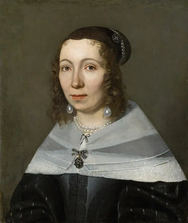 Portrait of a woman called Maria Sibylla Merian (1647-1717) title QS:P1476,en:"Portrait of a woman called Maria Sibylla Merian (1647-1717) " label QS:Len,"Portrait of a woman calle