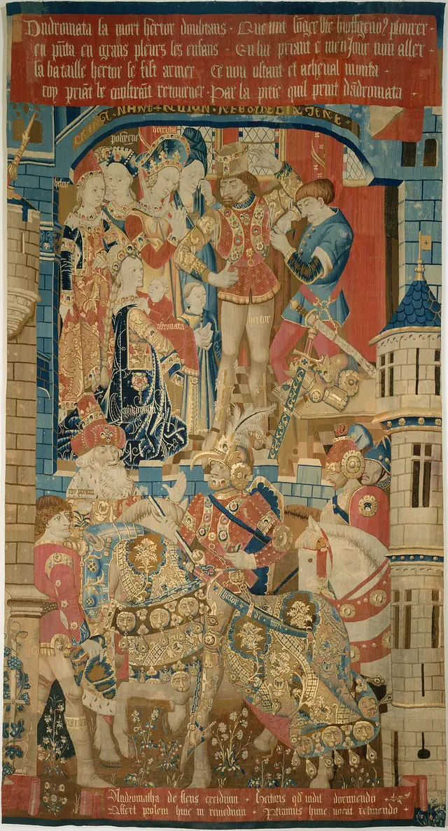 Andromache and Priam Urging Hector Not to Go to War (from Scenes from the Story of the Trojan War)
