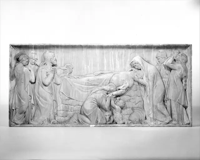 Hector lying on his funeral pyre