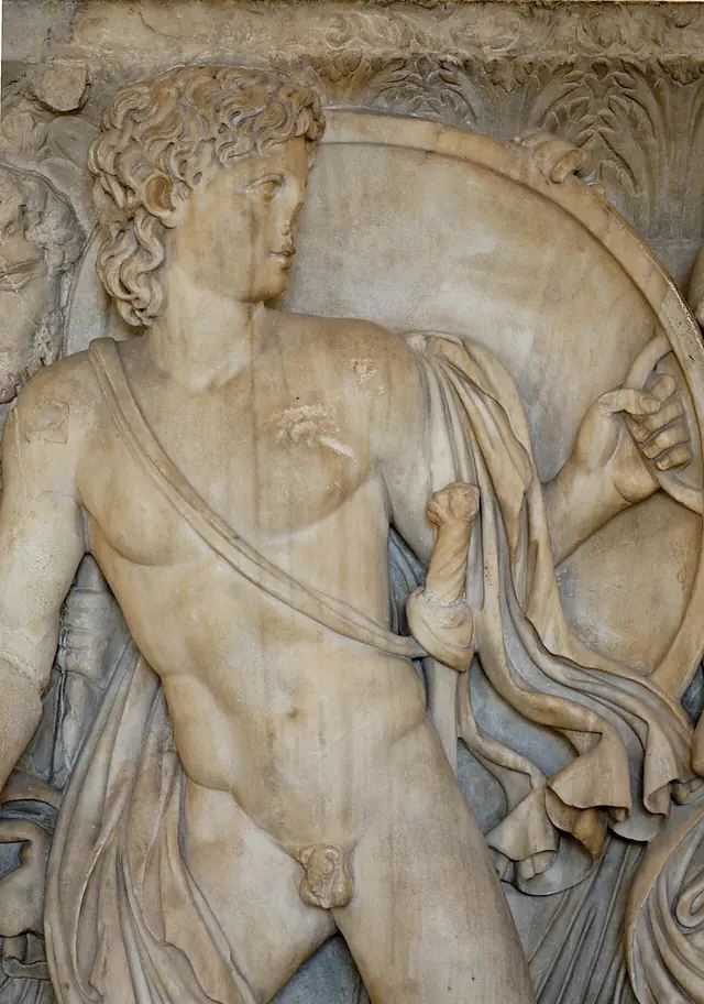 Achilles by Lycomedes Louvre Ma2120