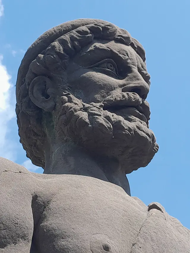 Bust of Odysseus in Stauros, Ithaca 02