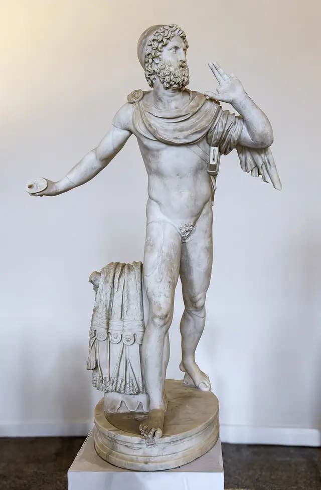 (Venice) Ancient Roman statues in the Museo archeologico nazionale - Ulysses
