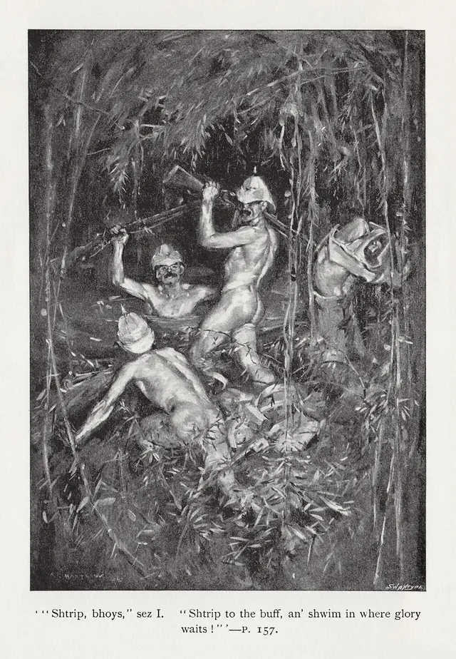 Archibald Standish Hartrick - Rudyard Kipling - Soldier Tales 18 - The Taking of Lungtungpen 1