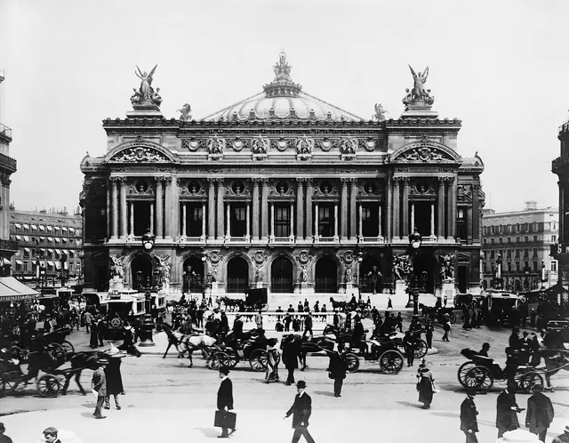 Exterior of Paris Opera House, ca. 1890 - 1920