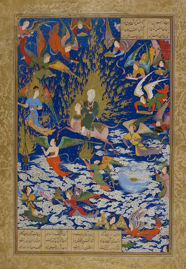The ascent of Muhammad to heaven (mi'rāj)