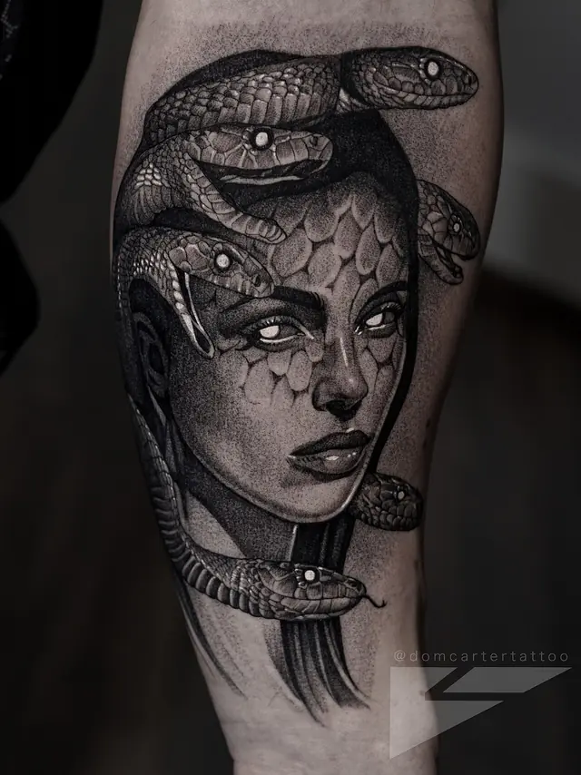 Dom Carter Medusa Tattoo