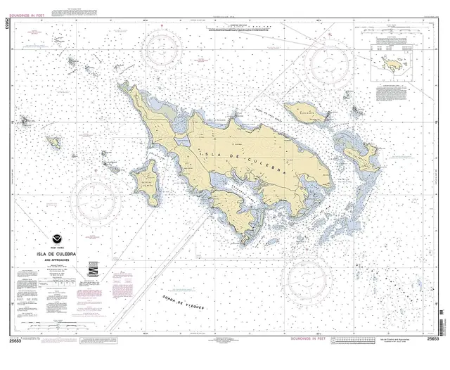 Culebra Nautical chart