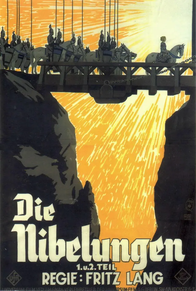 Die Nibelungen 1. und 2. Teil, 1924, Filmplakat