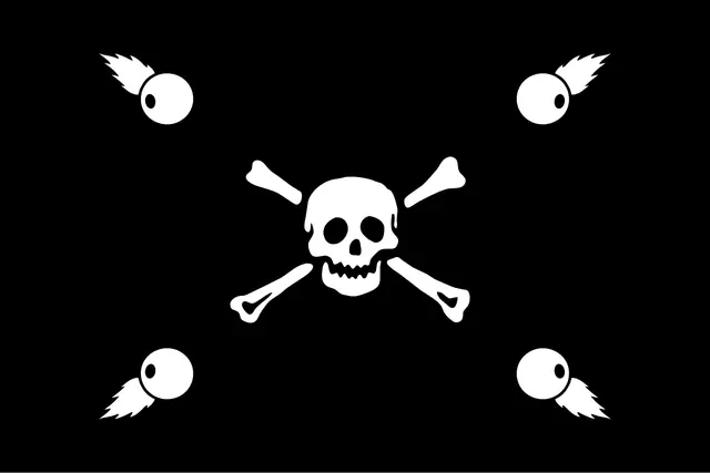 Captain Jean Adrian Pirate Flag 3