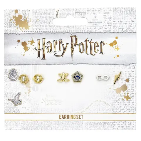 Set 3 pendientes Harry Potter surtido